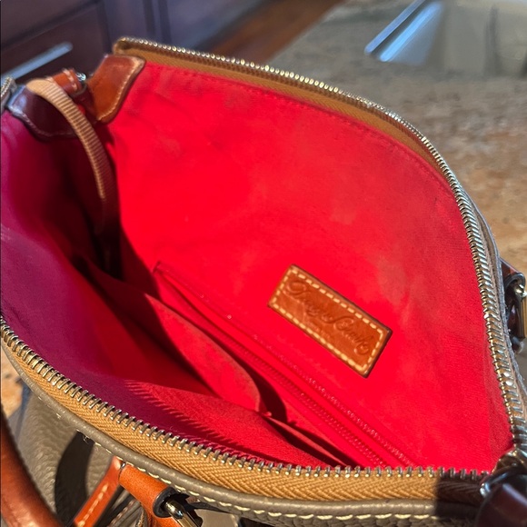 Dooney & Bourke Gray and Brown Shoulder Bag - Picture 4 of 7